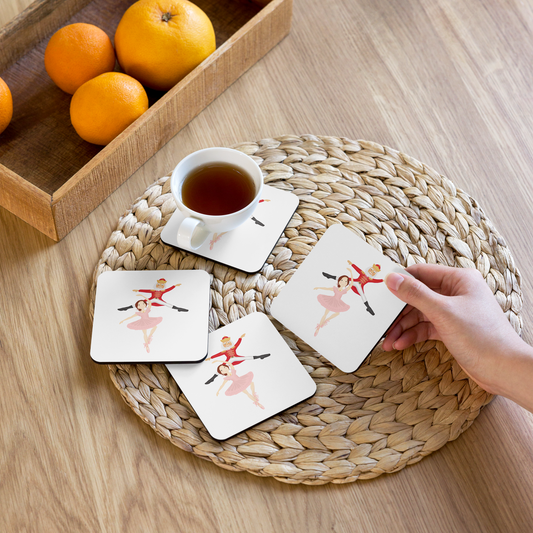 Ballerina & Nutcracker Coaster (Individual Coaster - 1 Unit)