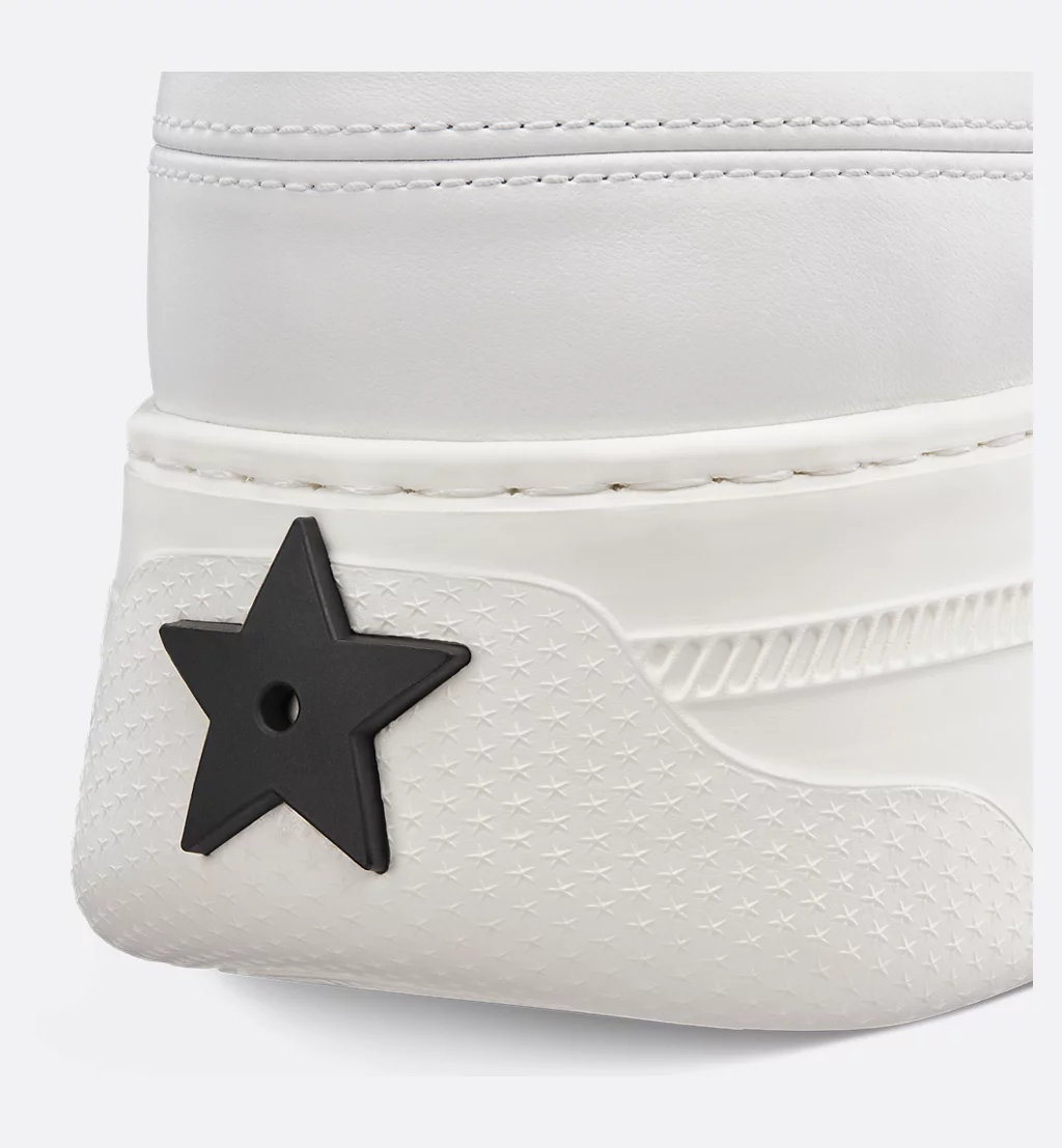 White Calfskin and Suede Calfskin