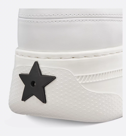 White Calfskin and Suede Calfskin