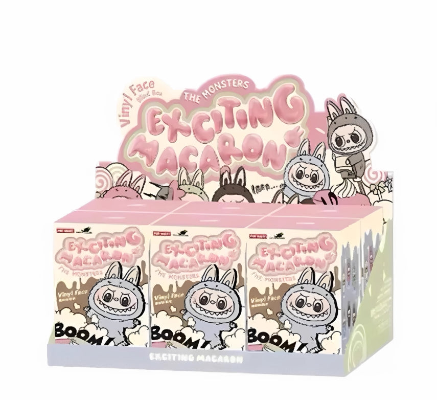 Brand new authentic Pop mart labubu V1 Exciting Macaron Vinyl Blind Box Collectible Series