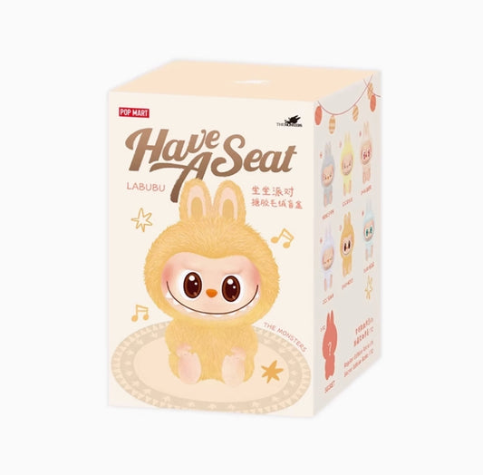 Brand new authentic Pop mart labubu V2 Have a Seat dolls