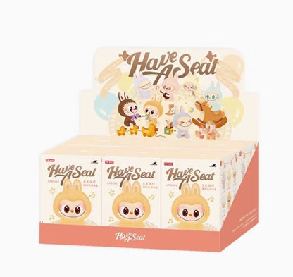 Brand new authentic Pop mart labubu V2 Have a Seat dolls