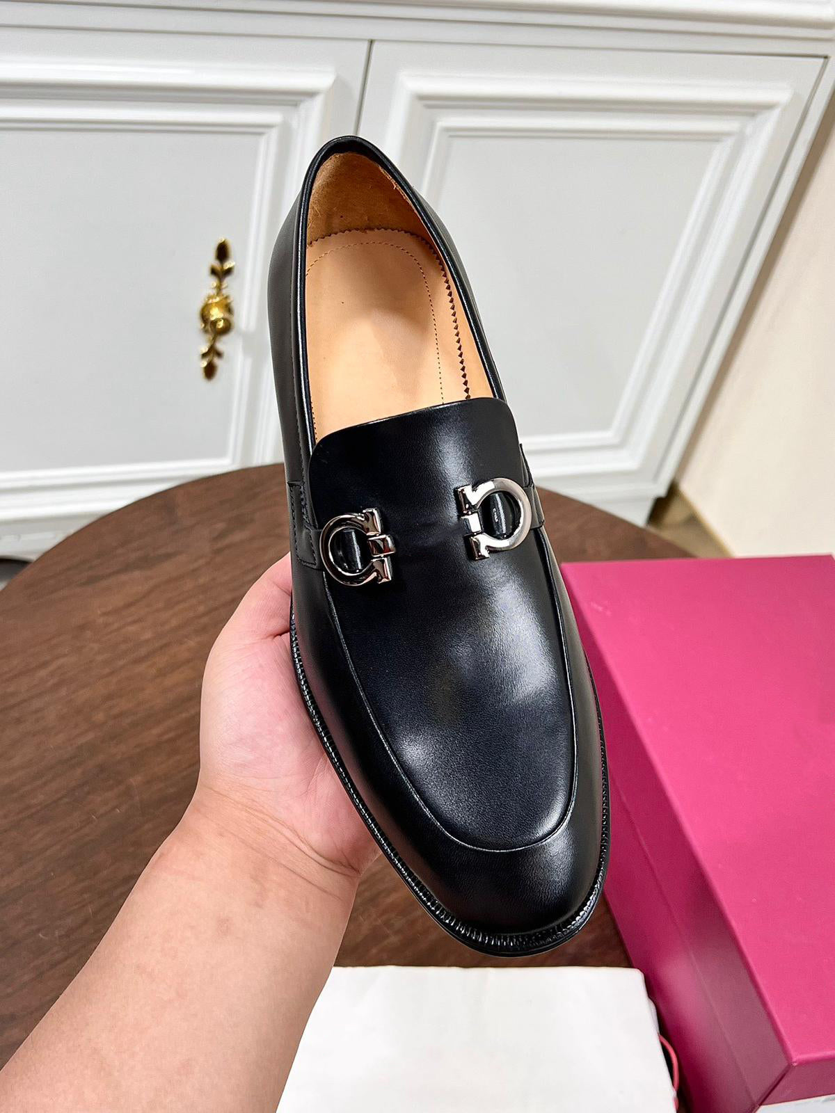 Moccasin with Gancini ornament