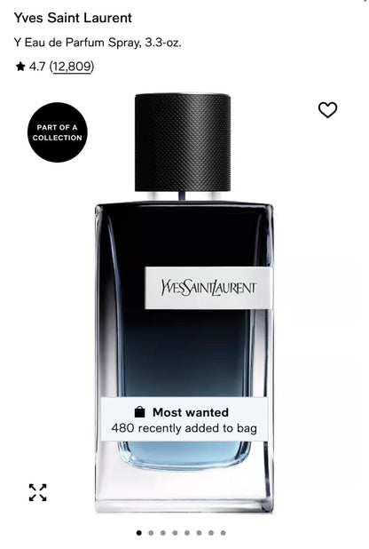 20 bottles of perfume deposit