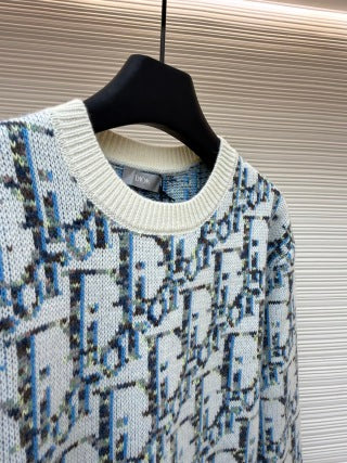 Dior Vintage Monogram Crew Neck Sweater