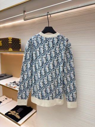 Dior Vintage Monogram Crew Neck Sweater