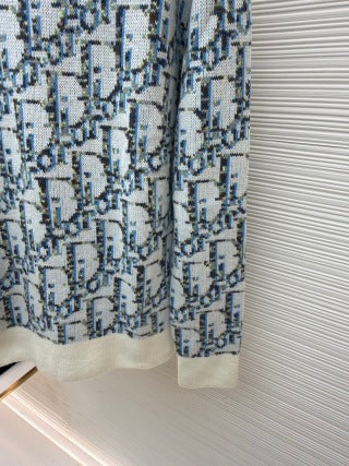 Dior Vintage Monogram Crew Neck Sweater