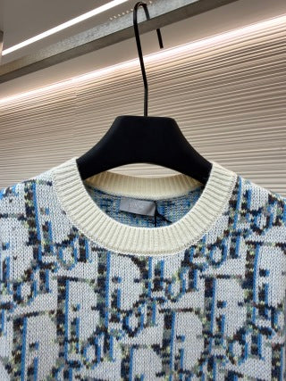 Dior Vintage Monogram Crew Neck Sweater