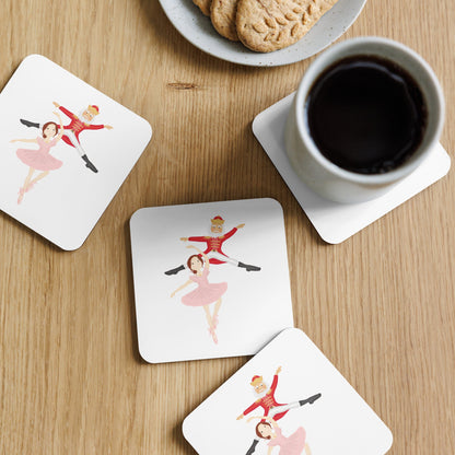 Ballerina & Nutcracker Coaster (Individual Coaster - 1 Unit)