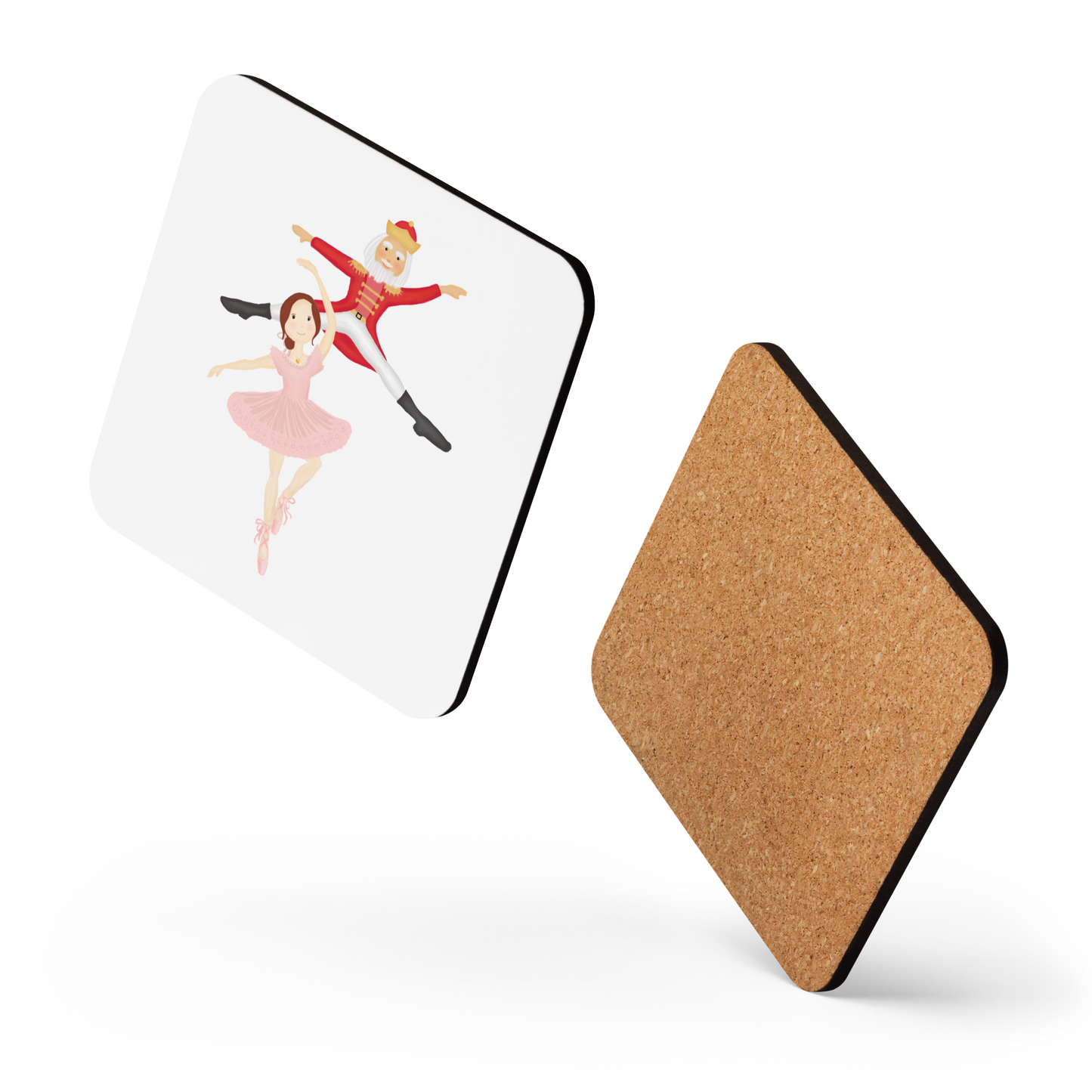 Ballerina & Nutcracker Coaster (Individual Coaster - 1 Unit)