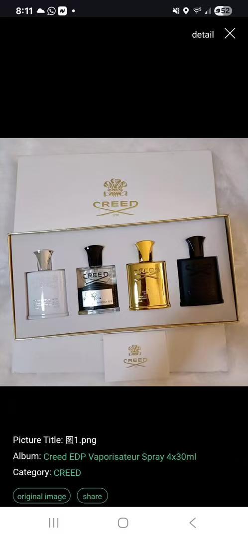 20 bottles of perfume deposit